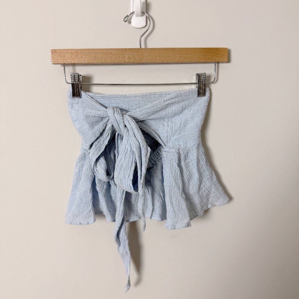 2/$30 Apiece Apart Blue Bandeau Top 0 - Picture 3 of 4
